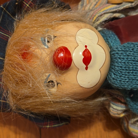 Old clown porcelaine doll - Picture 3 of 3